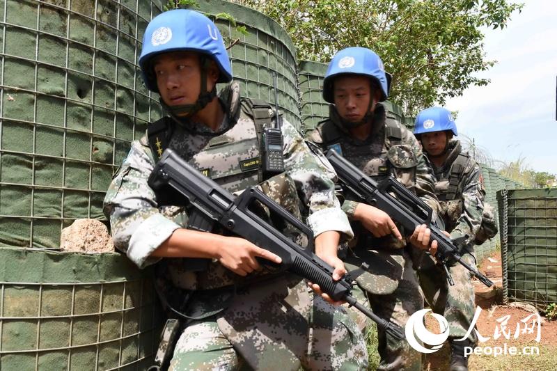 Chinese peacekeeping forces in South Sudan encounter armed conflicts