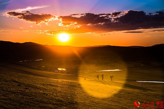 Picturesque scenery of Hulun Buir grassland