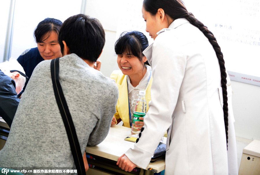 Job fair held for blind people in Beijing