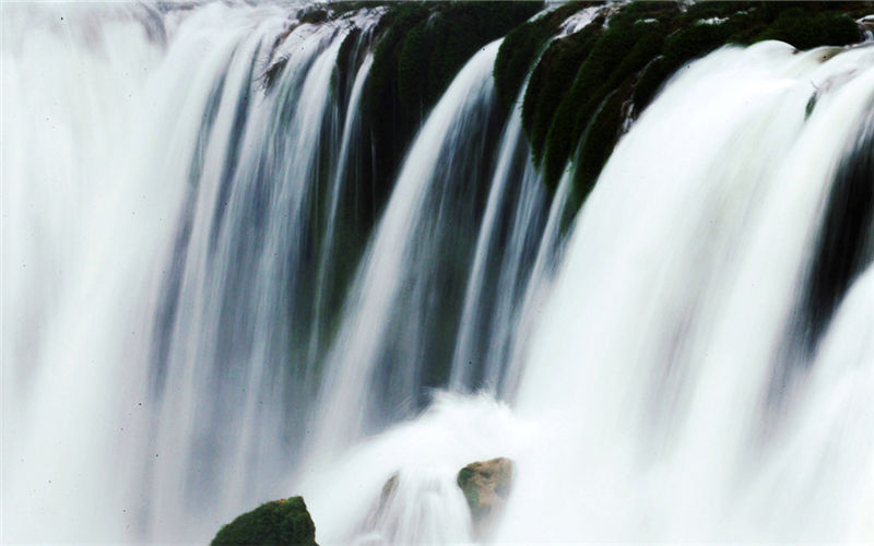 Stunning waterfall in fairyland