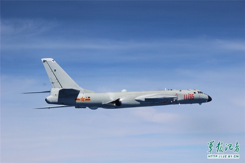 H-6K bombers conduct drill