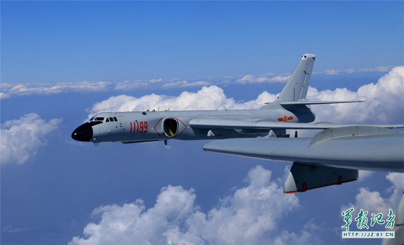 H-6K bombers conduct drill