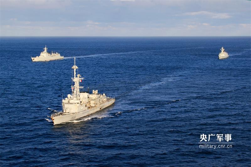 Chinese, French warships take part in joint drill 