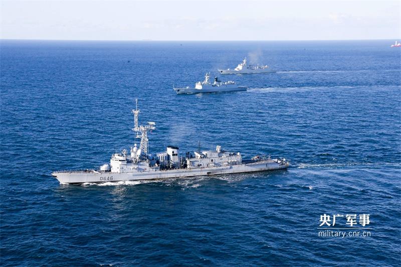 Chinese, French warships take part in joint drill 