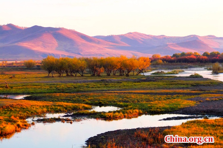 Beautiful scenery of Eerguna, Inner Mongolia