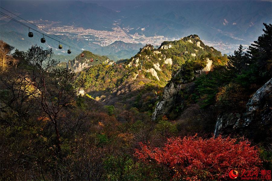 Laojunshan Mountain in autumn