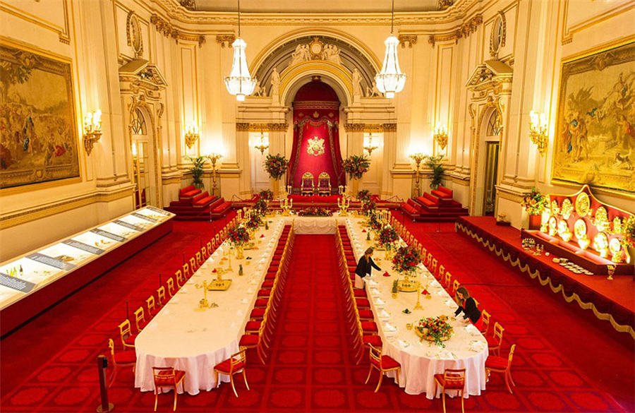 In pics: State Banquet at Buckingham Palace