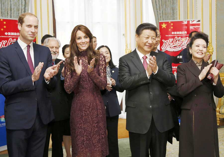 In photos: Memorable moments of President Xi's UK visit