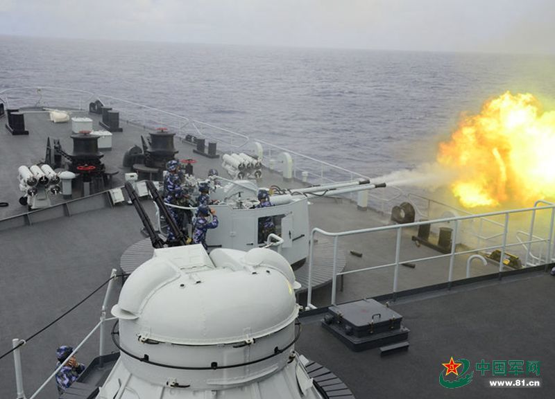 Chinese navy holds live-fire training exercise in Middle Pacific