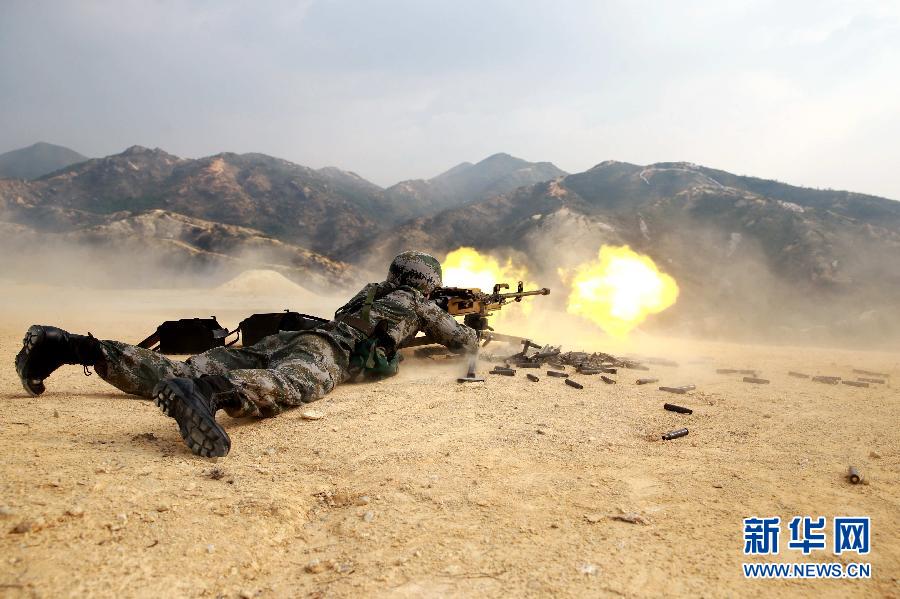 Military drill held in HK