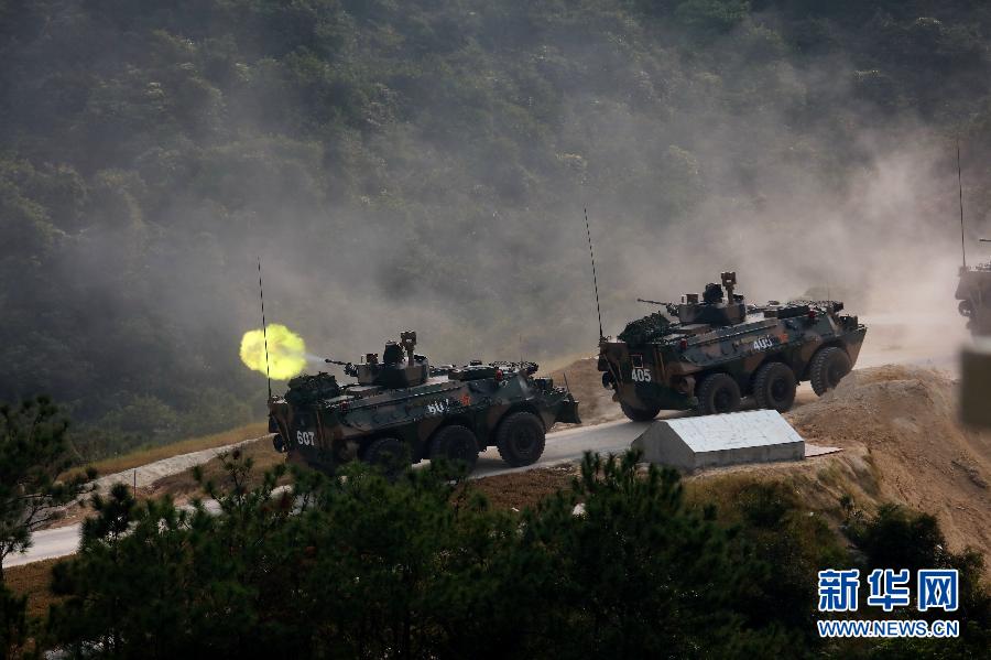 Military drill held in HK