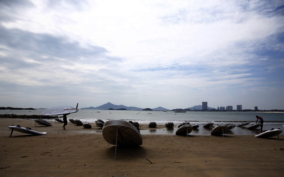 Sailing competition held in SE China