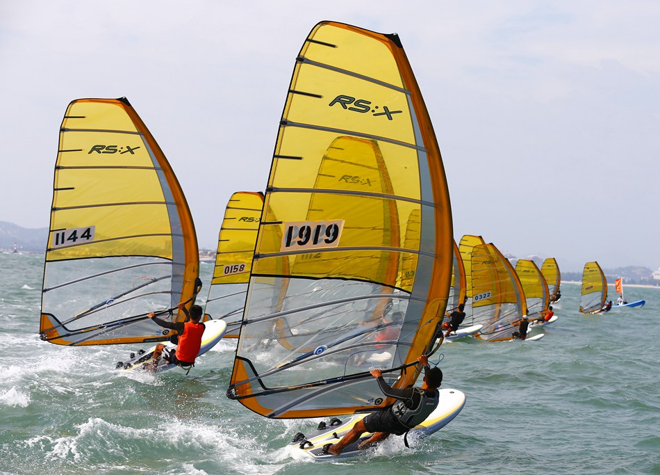 Sailing competition held in SE China