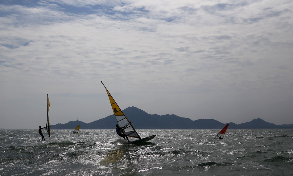 Sailing competition held in SE China