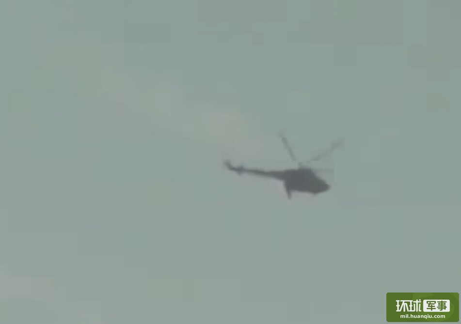 Russian helicopter lands safely after being attacked in Syria