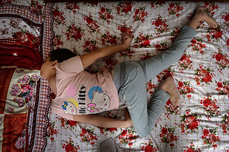 Girl relies on alcohol to relieve pain