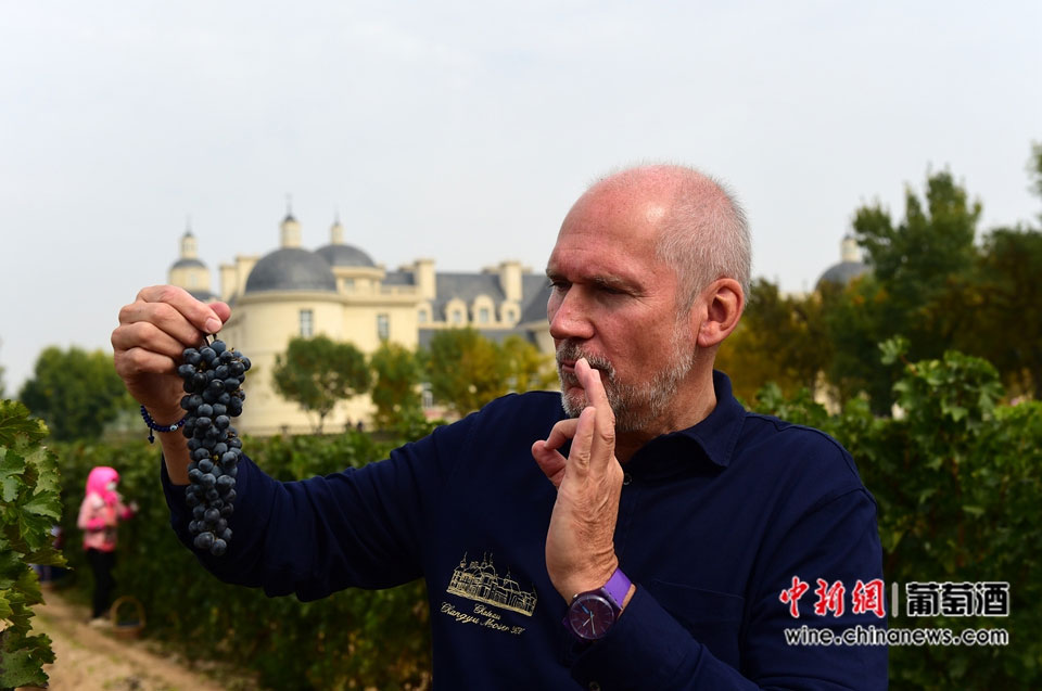 French vintner dedicated to making wine in Chinese winery 