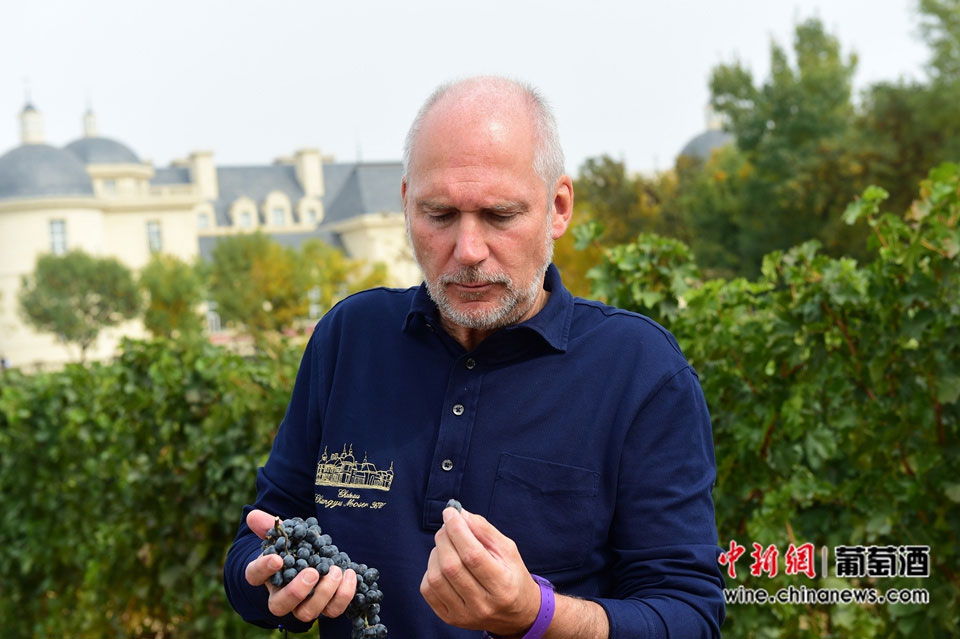 French vintner dedicated to making wine in Chinese winery 