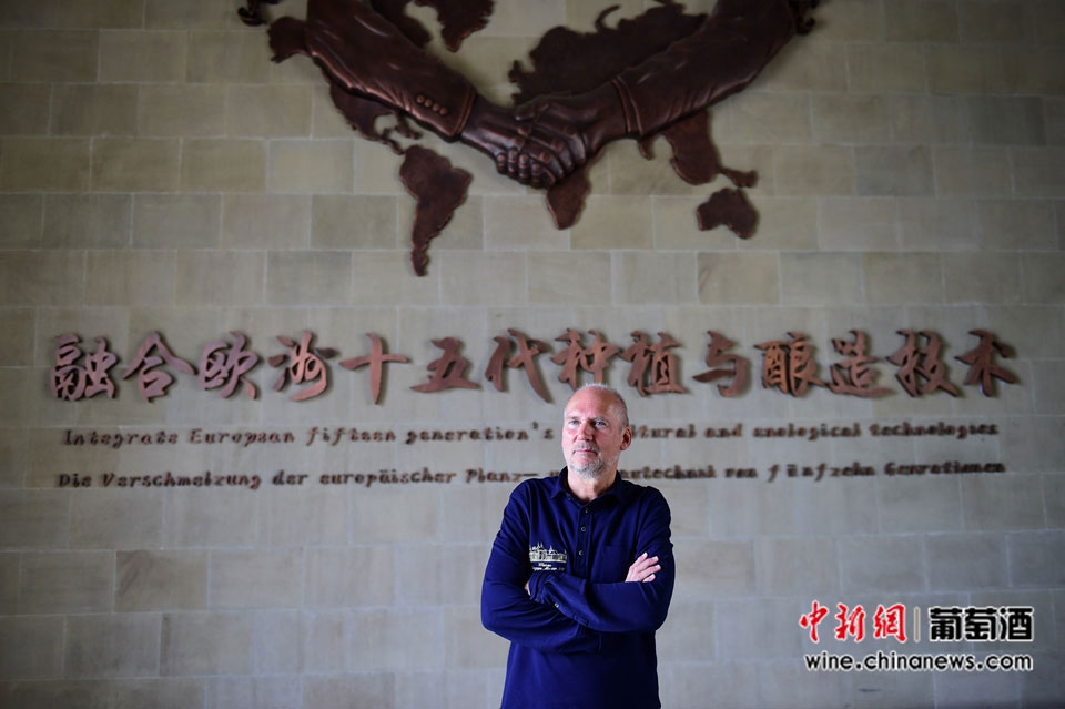 French vintner dedicated to making wine in Chinese winery 