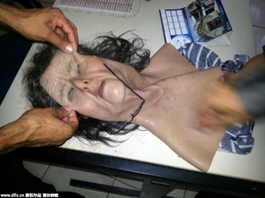 Brazilian drug trafficker tries to escape prison dressed as granny in mask