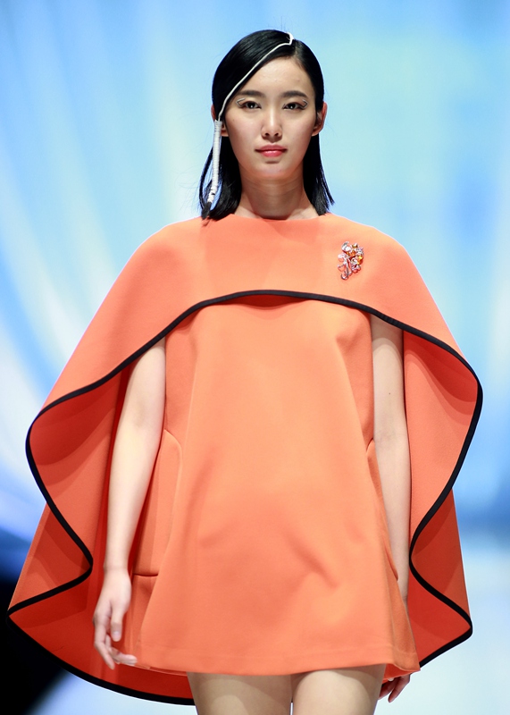 Chinese designer Liu Wei’s work at China's Fashion Week