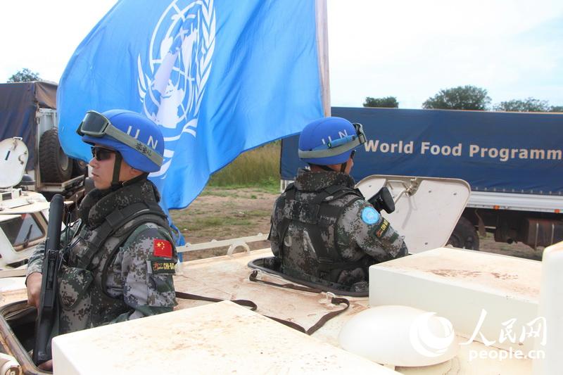 China's first peace-keeping battalion stalked by armed men during food supply mission in South Sudan
