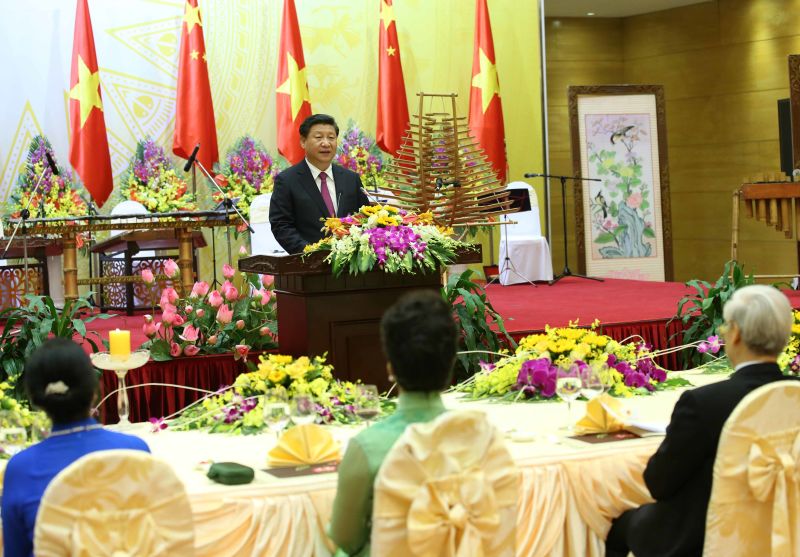 President Xi Jinping Attends Grand Welcome Dinner Hosted by CPV General Secretary and Vietnamese President