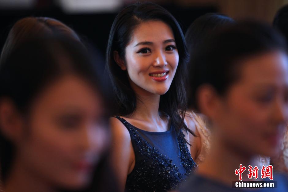 Contestants for China final of 65th Miss World Beauty Pageant debut in Shanghai