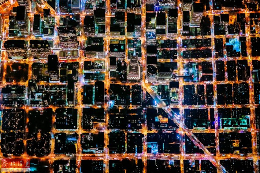 Amazing aerial night view of the world’s most iconic cities
