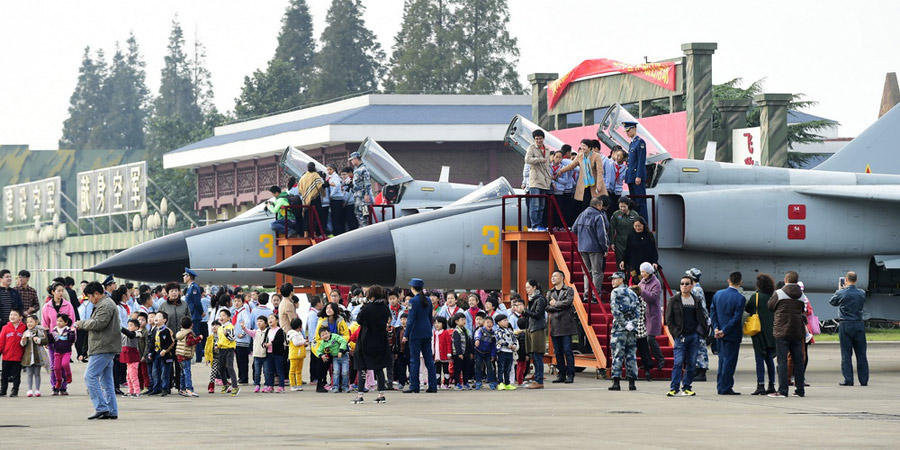 PLA Air Force holds opening day in Hangzhou