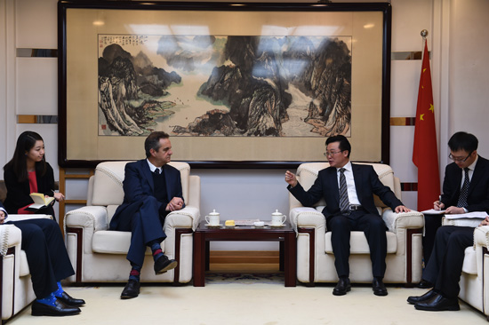 Secretary General of People’s Daily meets with Mail Online Editor-in-Chief