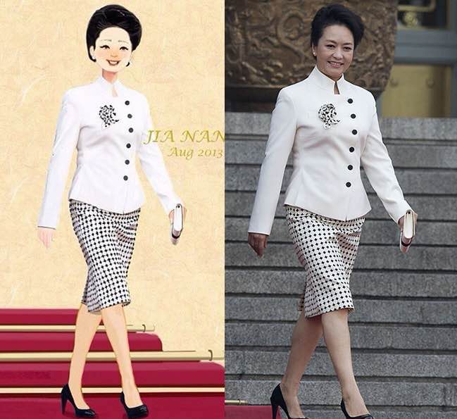 Cartoon of China's First Lady Wins Applause
