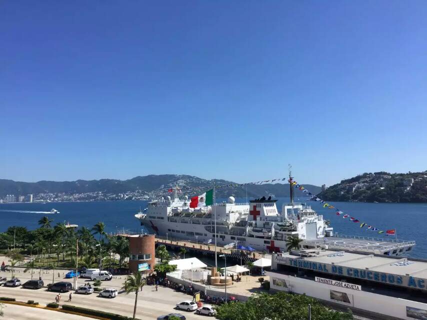 China's Naval Hospital Ship Peace Ark Visits Mexico