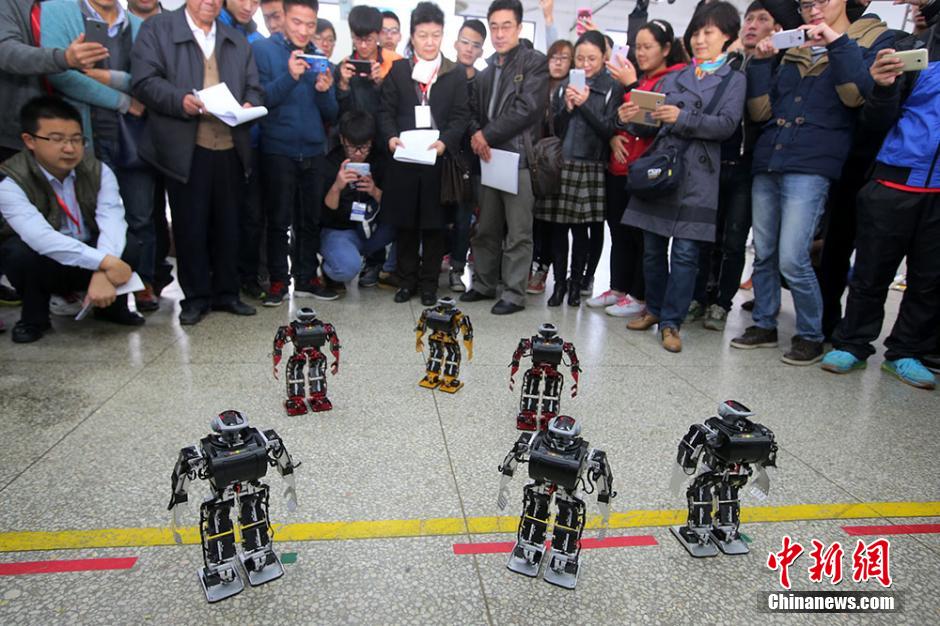 Robots dance in Southeast University