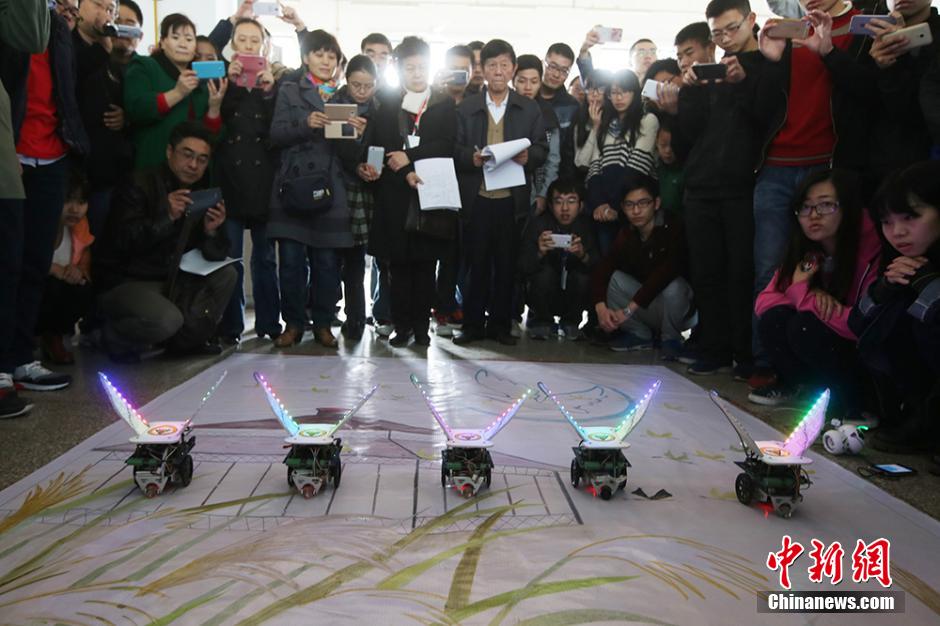 Robots dance in Southeast University