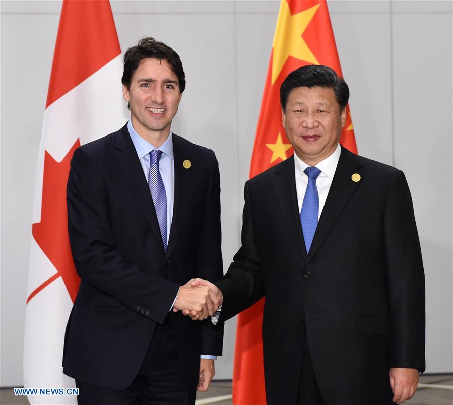 Chinese president suggests long-term, stable strategic partnership with Canada