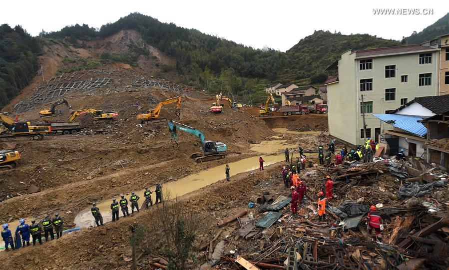 26 confirmed dead, 11 missing in E. China's landslide