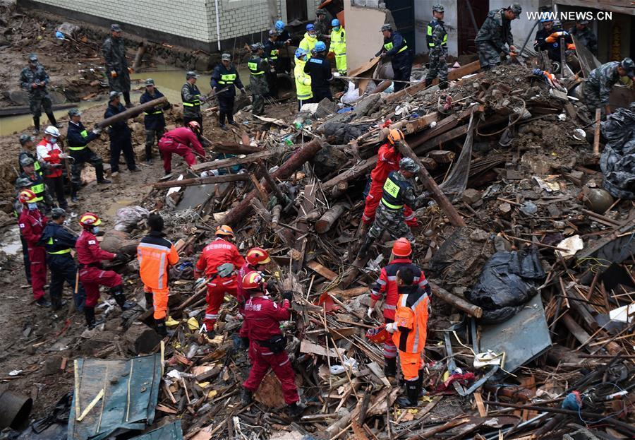 26 confirmed dead, 11 missing in E. China's landslide