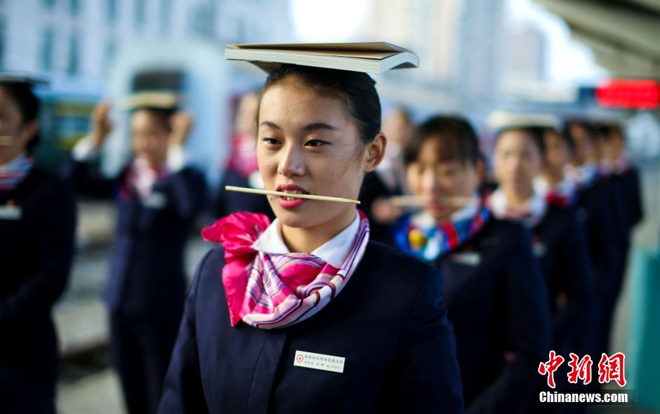 Stewardesses get trained for better service