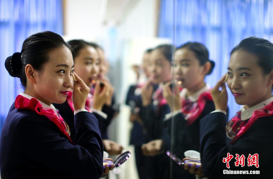 Stewardesses get trained for better service