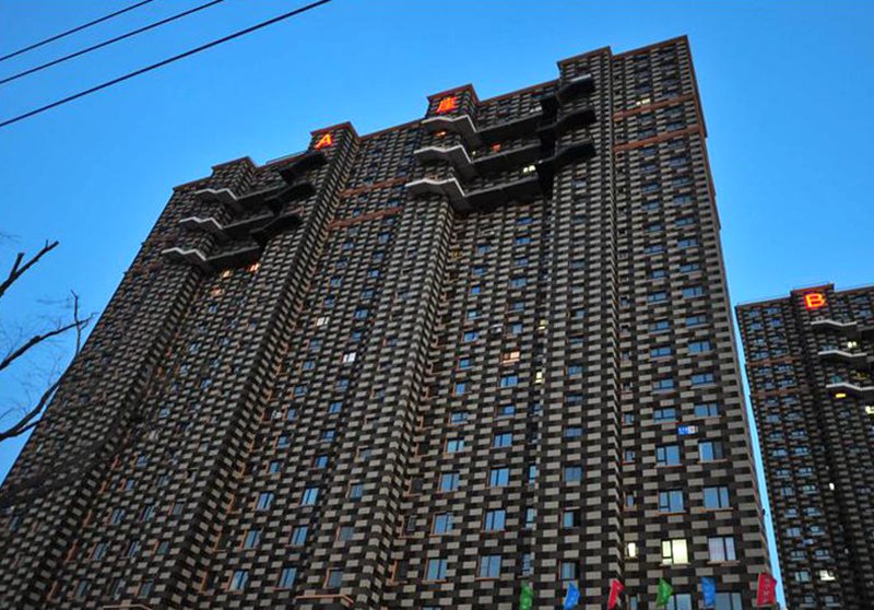 Bizarre buildings in Shenyang, E China
