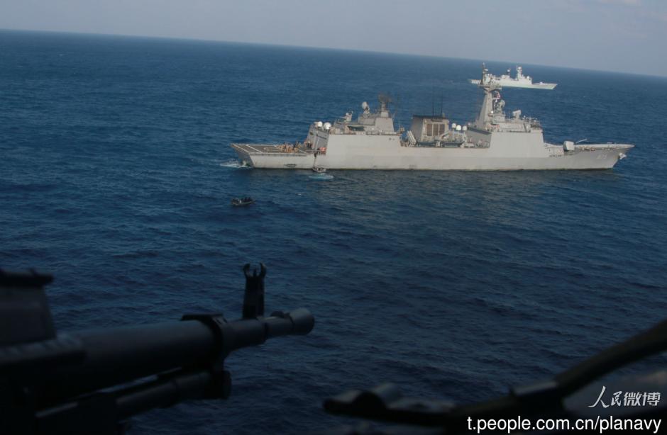 Sino-South Korean joint military drill held in the Gulf of Aden