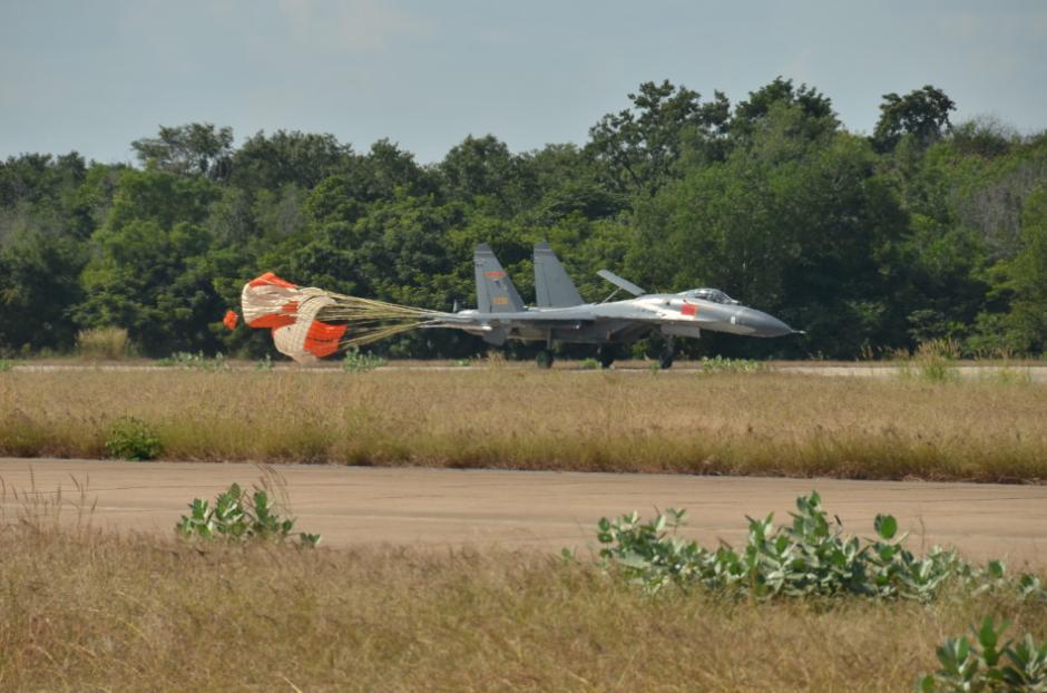 J-11A fighters from China attend joint drill in Thailand