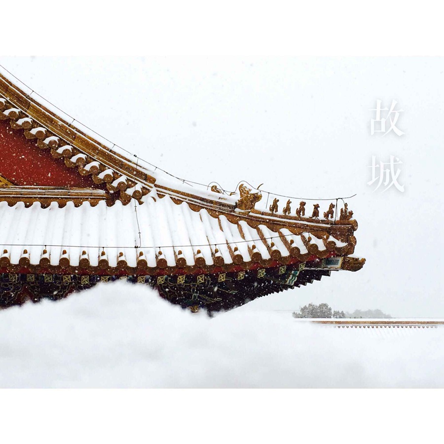 Snow scenery in the Forbidden City: a travel through thousand years