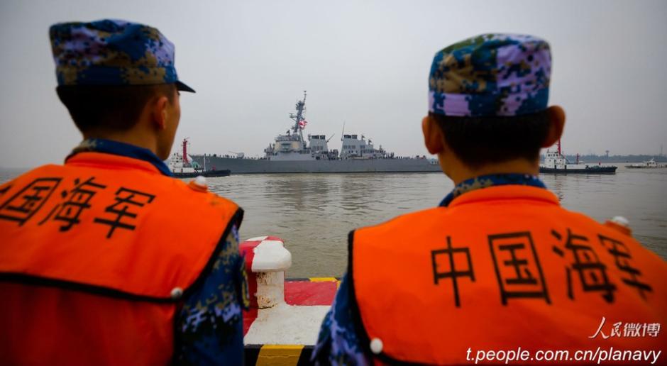 Warships of China, the U.S conduct joint exercise in the East China Sea