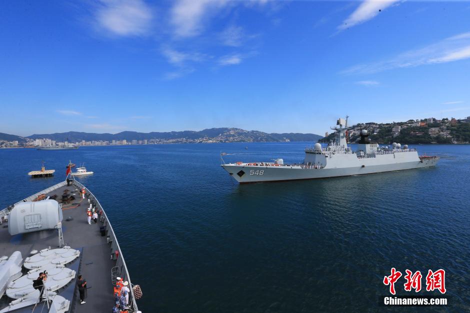 China's navy fleet arrives in Mexico for visit