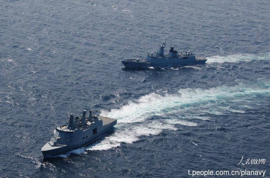 PLA Navy, Danish Navy hold joint anti-pirate drill in the Gulf of Aden