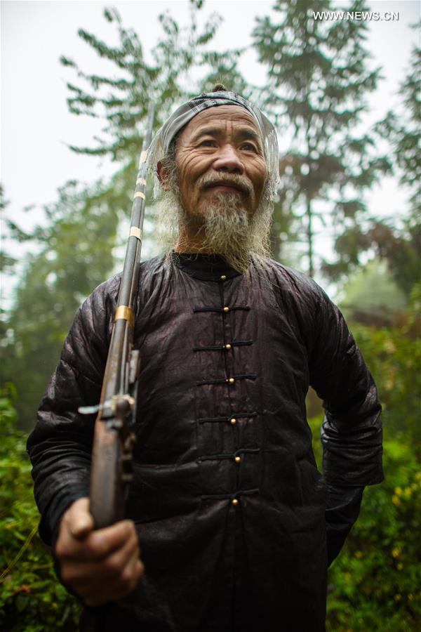 The last gunmen's tribe of Miao ethnic group in SW China