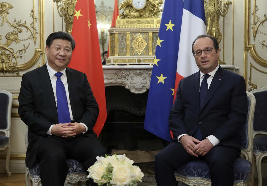 China, France to work together to make Paris climate talks a success