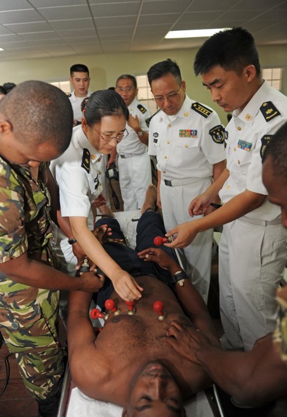 Chinese naval hospital arrives in Barbados for medical service